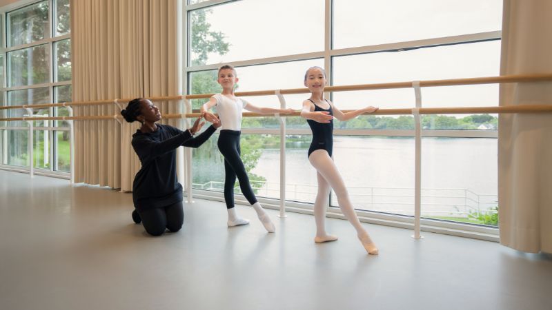 Ballet Student at the Barre