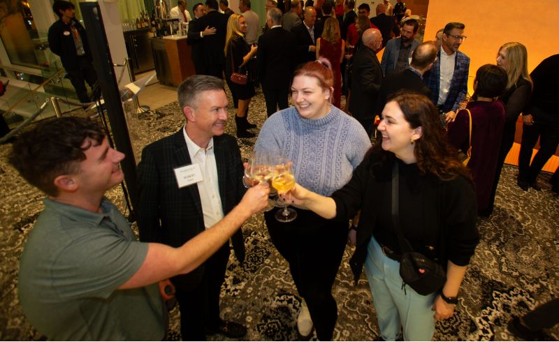 Orlando Ballet Guests Toasting Drinks