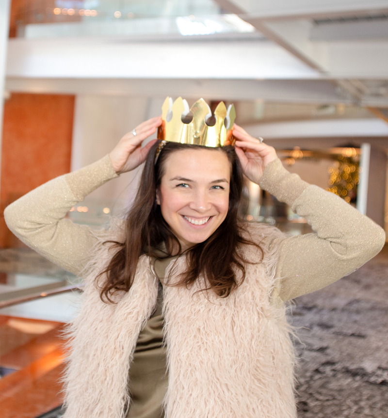 Orlando Ballet Lady Wearing Crown and smiling